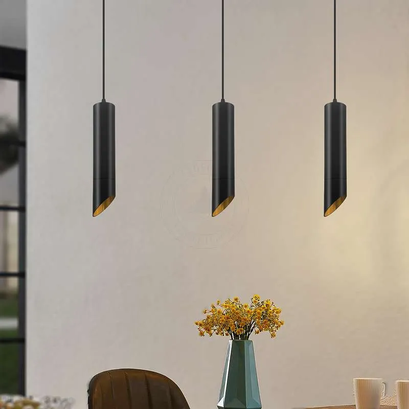 Pendelleuchten schwarz gold | Alumium | gu10 fassung~2612