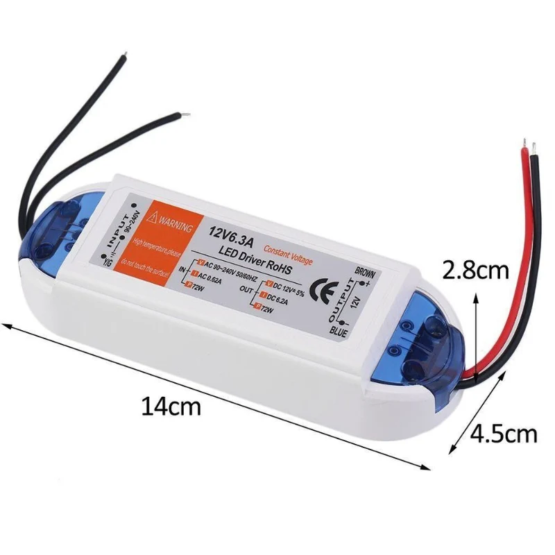 LED Trafo 12V DC Netzteil Konstantspannung 18W - 100W ~2560