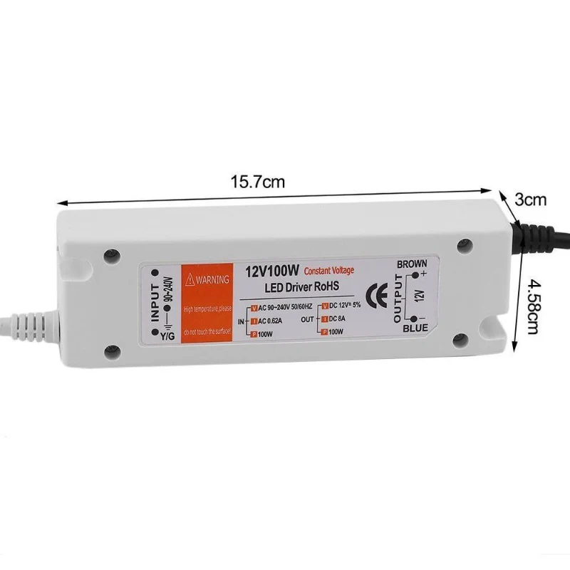 LED Trafo 12V DC Netzteil Konstantspannung 18W - 100W ~2560