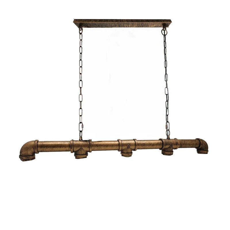 5 Flammig Rohr Hängelampe Industrial Pendelleuchte~1427