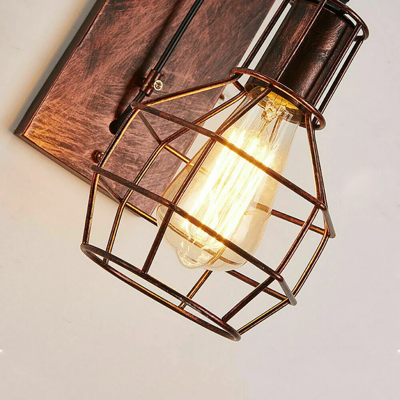 Wandlampe wohnzimmer vintage Wheel pulley lamp antique~2727