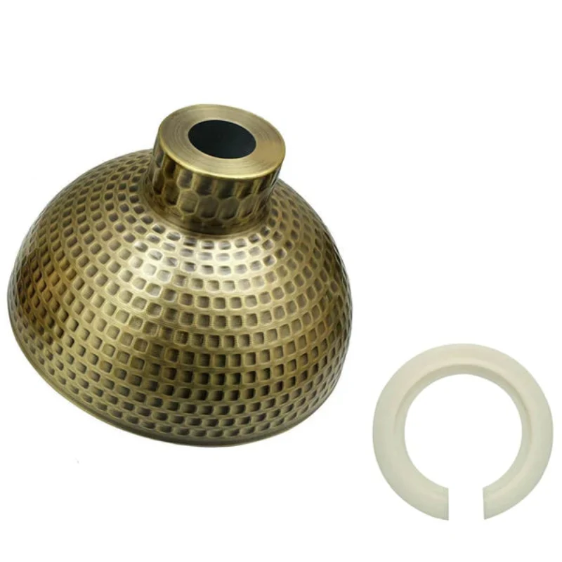 Lampenschirm Industrial – Gehämmertes Metall, 26cm, 5 Farben ~2726