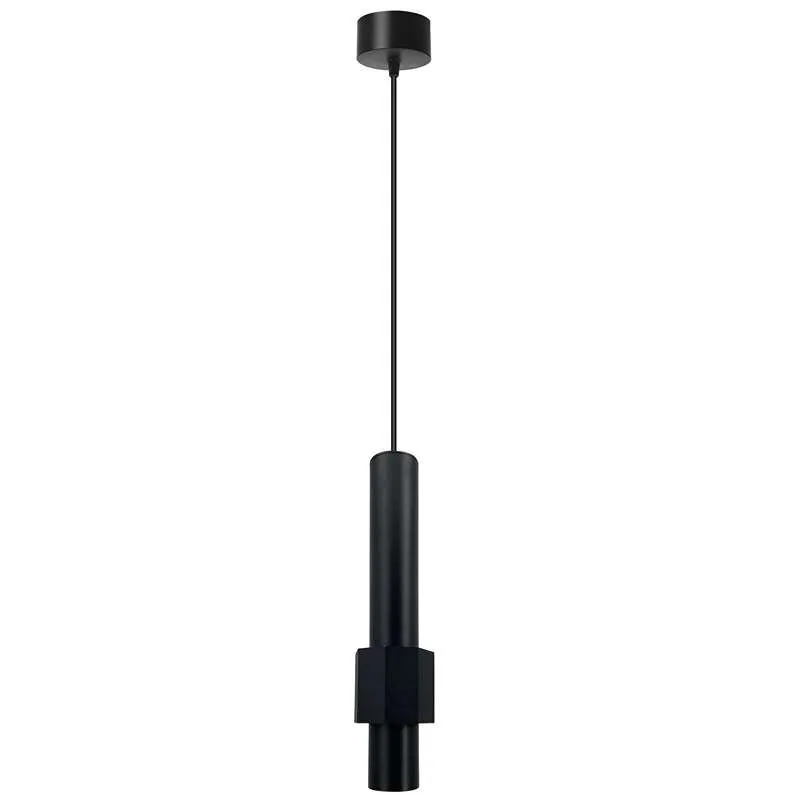 Moderne LED Pendelleuchte 5W Schwarz Höhenverstellbar ~2585