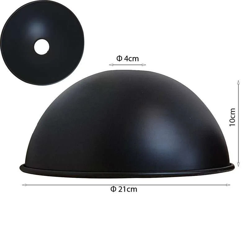 Retro Easy Fit Lampenschirm Metall | Ø 21cm ~2146
