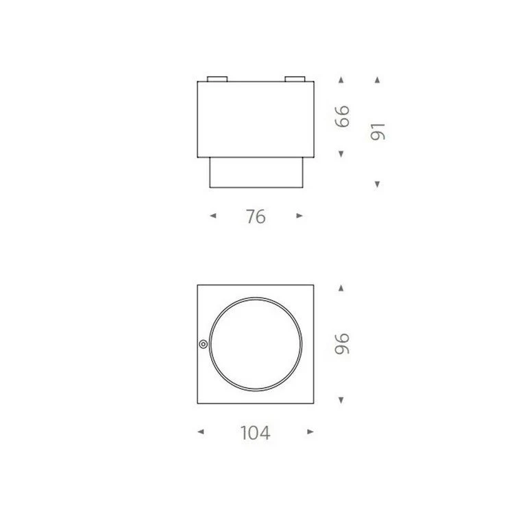 Mawa - Aufbaustrahler Wittenberg 4.0 LED weiß