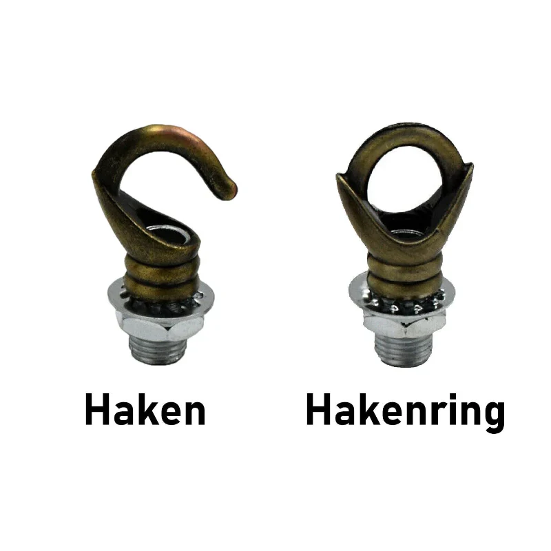 Aluminium Deckenhaken, Hakenringe Beleuchtungszubehör ~2573