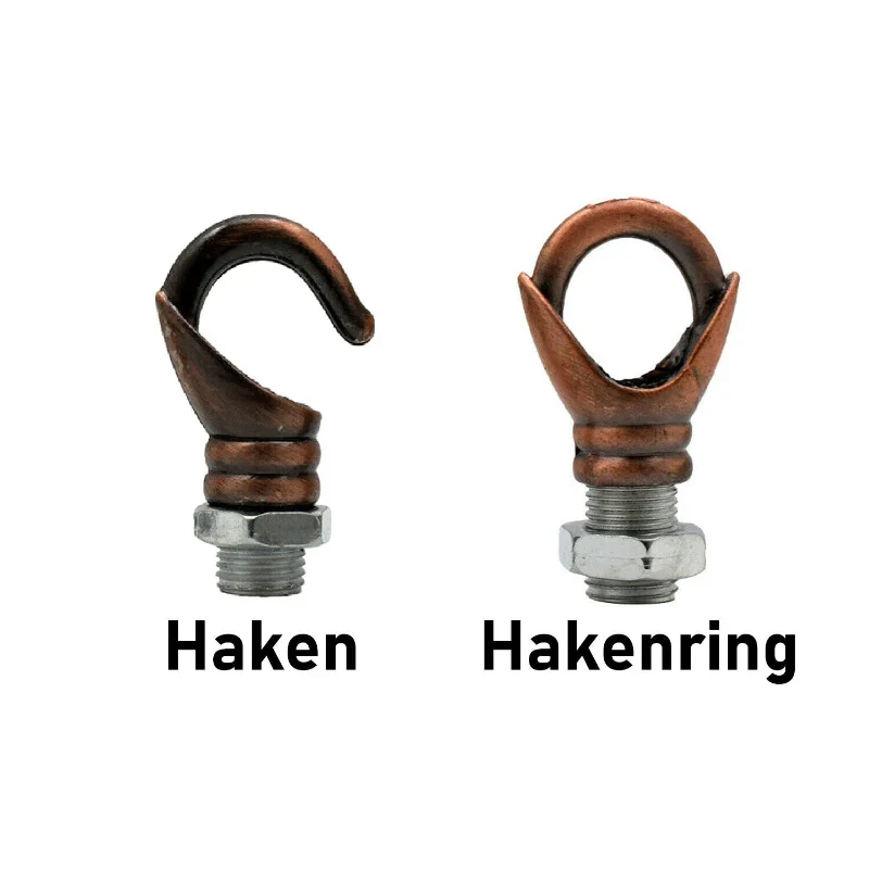 Aluminium Deckenhaken, Hakenringe Beleuchtungszubehör ~2573