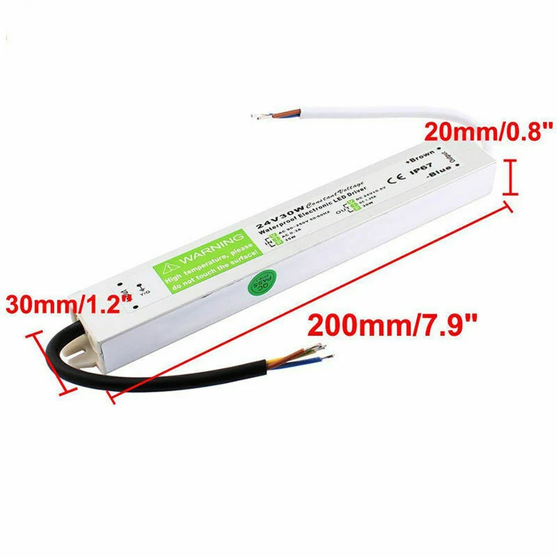 Wasserdichtes LED-Netzteil 30W 24V IP67–LED-Treiber~2419