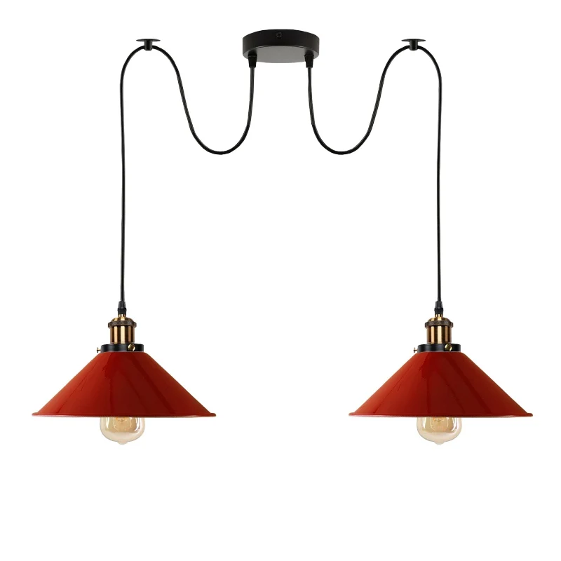Spinnenlampe decke home deco rote lampen Ø 22cm|E27~2243