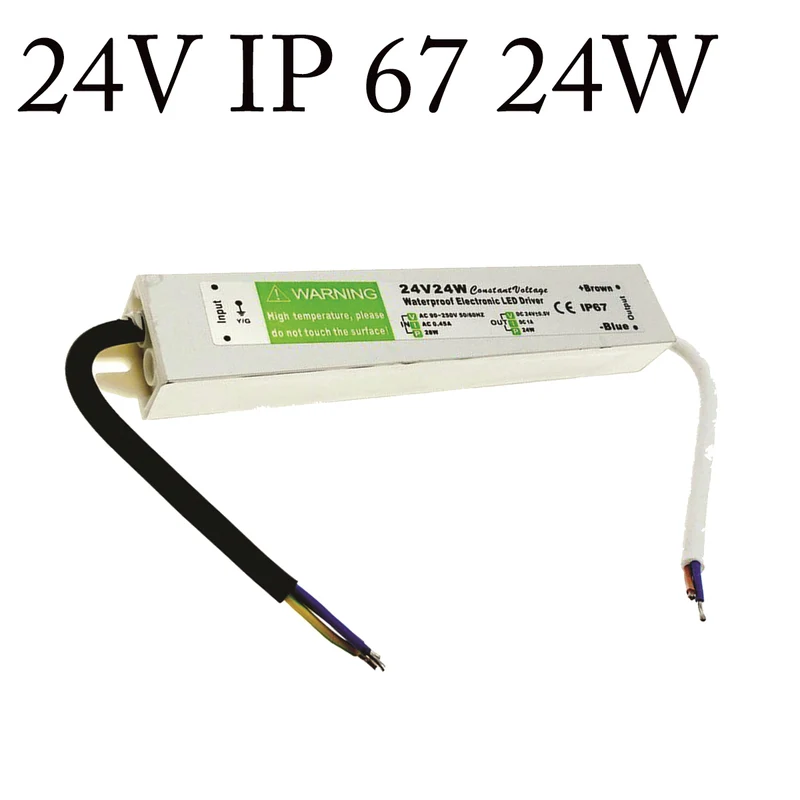 LED Netzteil 24V DC 24W 1A IP67 | Wasserdichtes LED Netzgerät Treiber ~2415