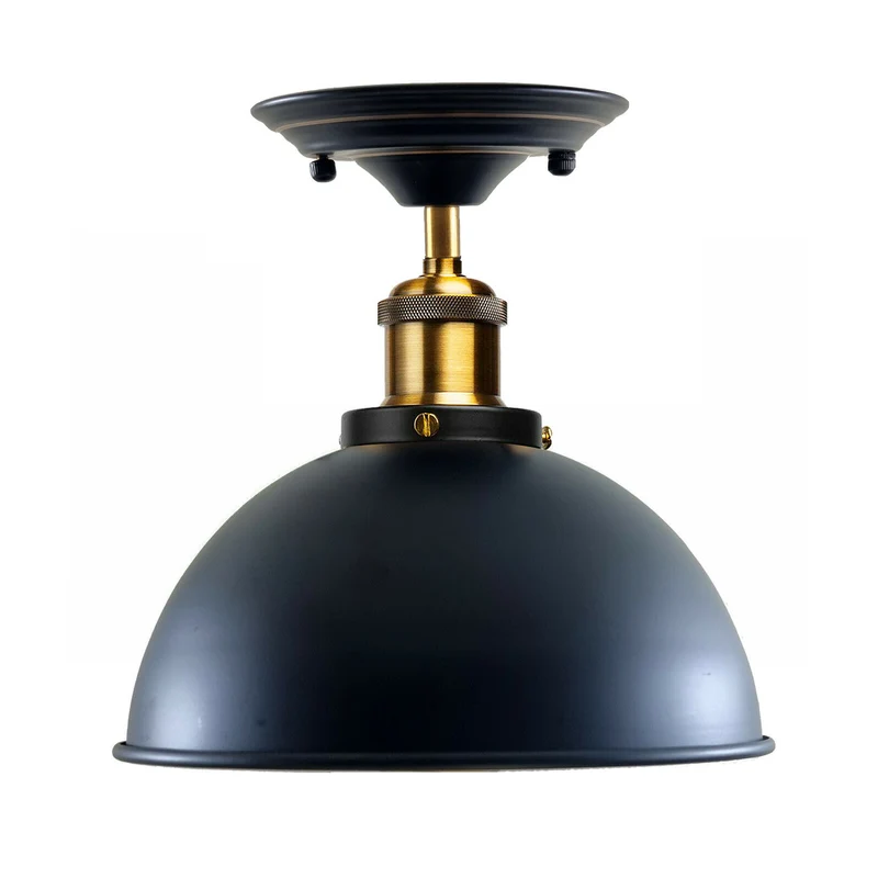 Vintage Farmhouse Deckenleuchte – Industrie Bistrolampe Unterputz | Ø 21cm | E27 ~2125