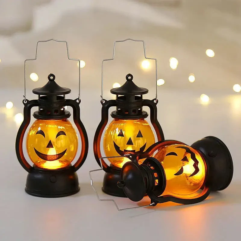 LED Spookjesboom met Pompoenen en Spin Halloween Decoratie Feestverlichting Sfeer Griezelige Interieur Accessoire | Sansoti