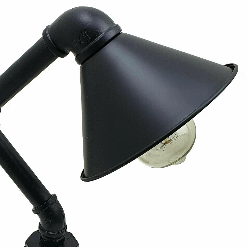 Steampunk Tischleuchte mit Wasserpfeifen Rohrlampen~2341