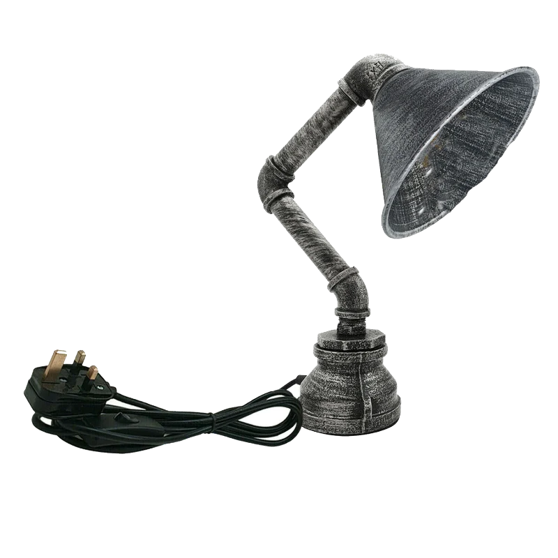 Steampunk Tischleuchte mit Wasserpfeifen Rohrlampen~2341