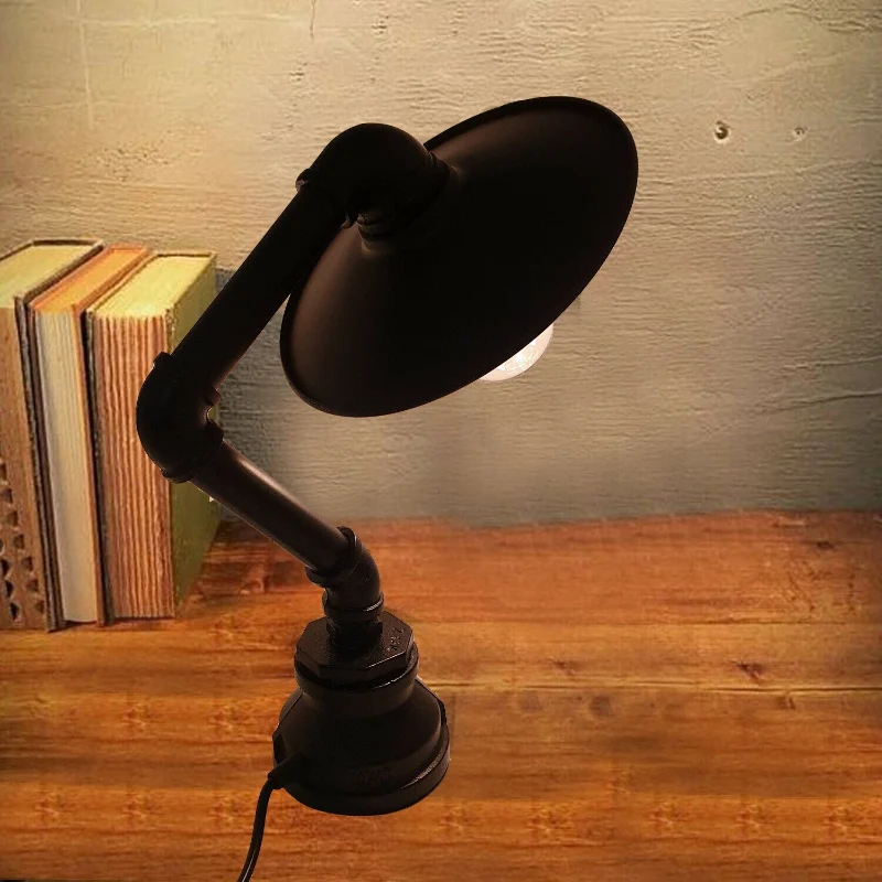Designer tischlampen, schwarz, 40 cm hoch, Nachttischlampen~2320