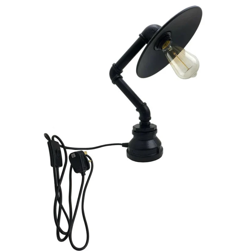 Designer tischlampen, schwarz, 40 cm hoch, Nachttischlampen~2320