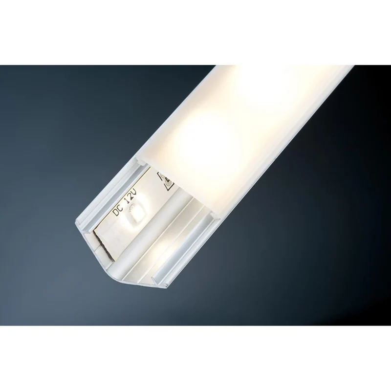 Function Delta Profil mit Diffusor 100cm Alu eloxiert Satin Alu