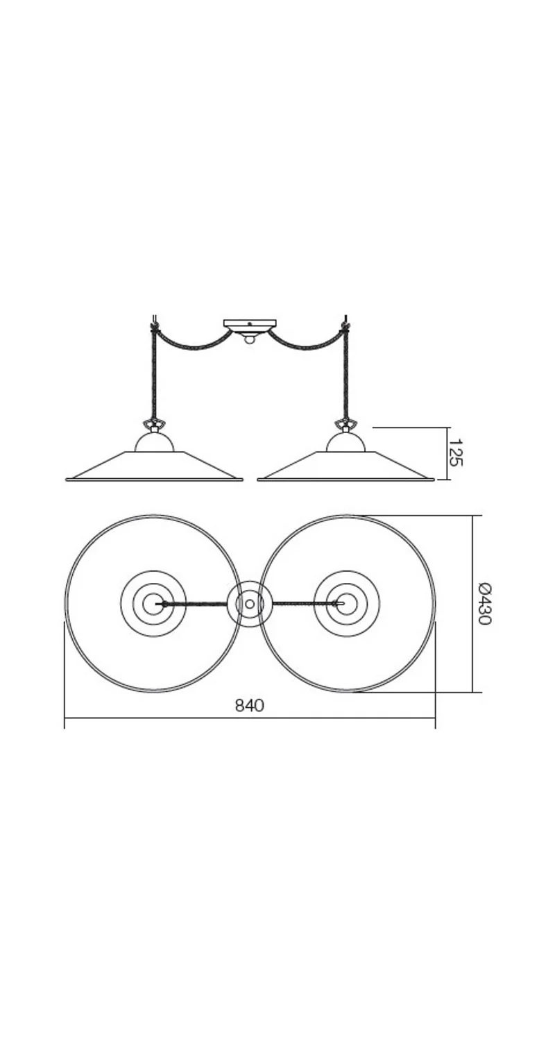 Pendelleuchte Lea Structura 2-flammig