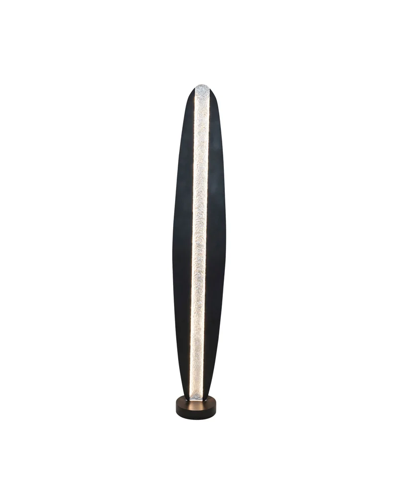 LED-Stehlampe Simbolo gehämmert 173 cm Silber