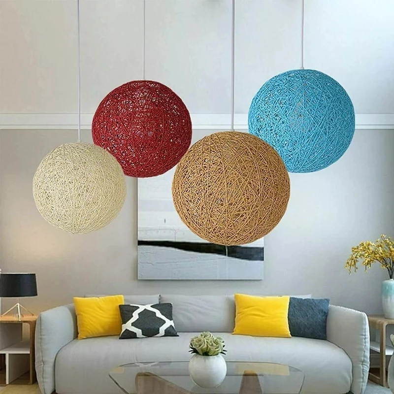 Lampenschirm aus Rattan – Natur trifft modernes Design~2064