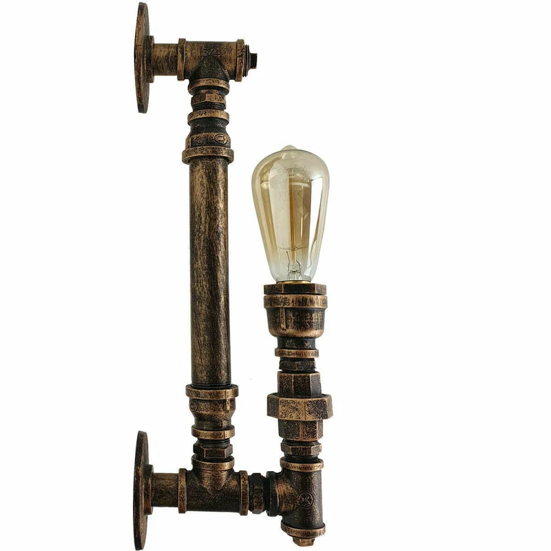 Rustikal Rohr LED Wandleuchte Innen Wandspot licht~2366