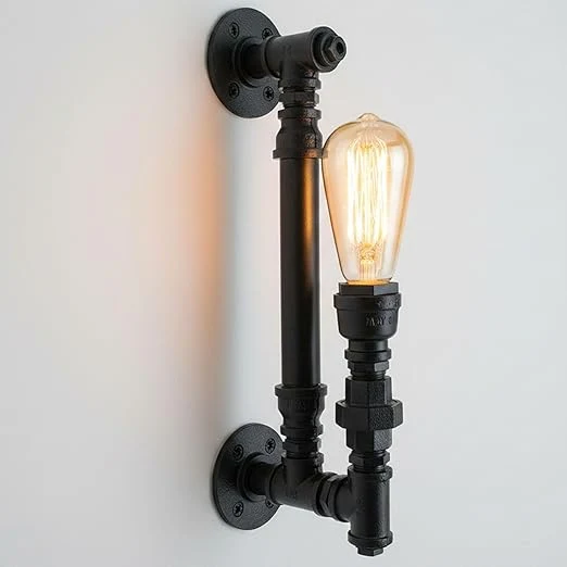 Rustikal Rohr LED Wandleuchte Innen Wandspot licht~2366