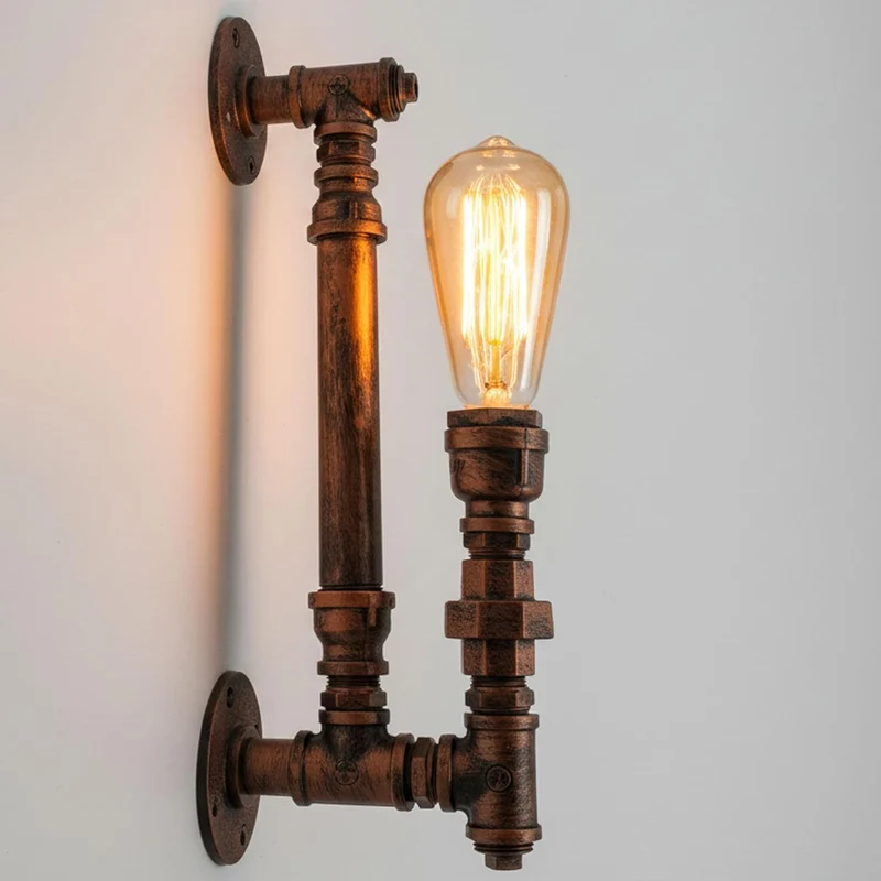 Rustikal Rohr LED Wandleuchte Innen Wandspot licht~2366