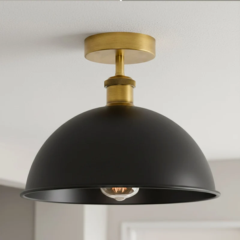 All Seasons Life Industrial Deckenleuchte Ø 21cm Schwarz ~2172