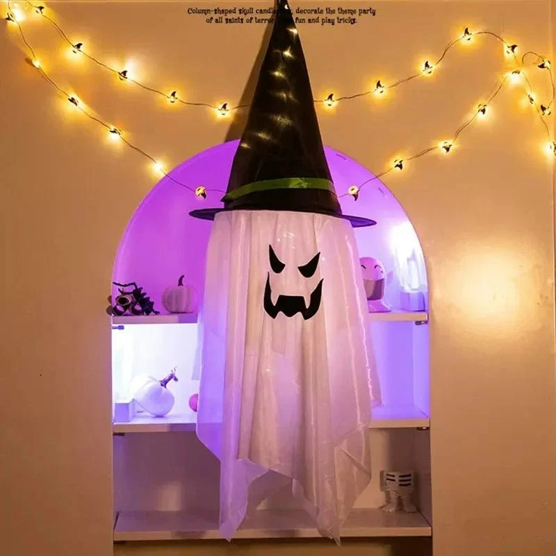 LED Toverhoed Hanglamp met Pompoengezicht – Sfeervolle Verlichting voor Halloween Feesten en Decoratie | Sansoti