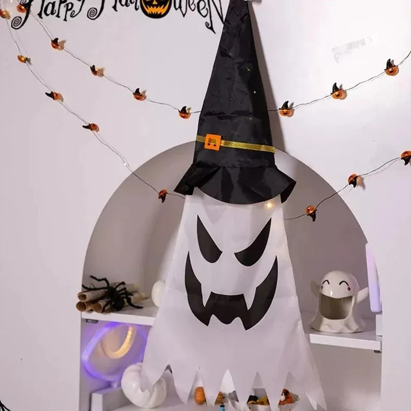 LED Toverhoed Hanglamp met Pompoengezicht – Sfeervolle Verlichting voor Halloween Feesten en Decoratie | Sansoti