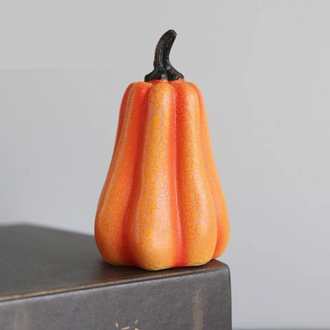 Halloween Pompoen Lantaarn met LED Kaars – Realistisch Flakkerend Licht Decoratie Herfst Sfeerlicht Binnen | Sansoti