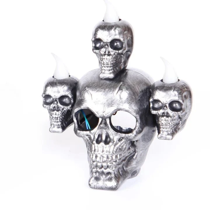 LED Schedellamp Decoratie Halloween Feest Batterij Sfeerverlichting Griezelig Thema Tafellamp Sfeerlicht | Sansoti
