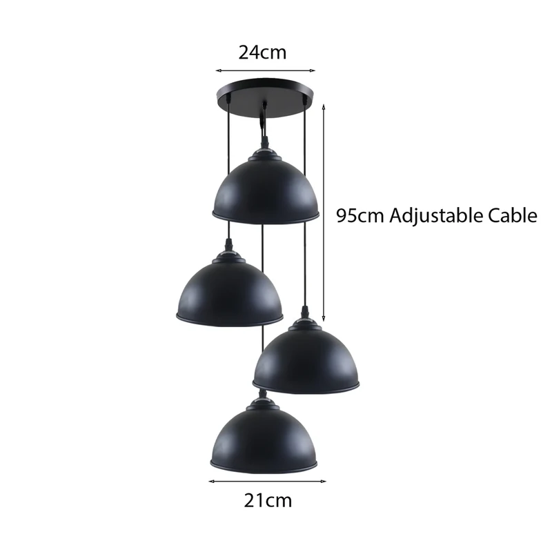 Pendelleuchte Cluster Leuchten E27 Sockel Hängeleuchte~2163