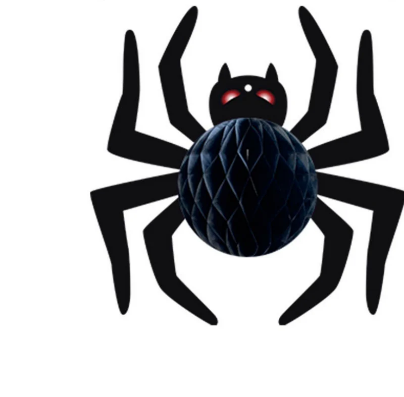 Vouwbare Papieren Lantaarn Halloween Hangdecoratie Binnen Buiten Feest Griezelsfeer Pompoen Skelet Decoratie | Sansoti