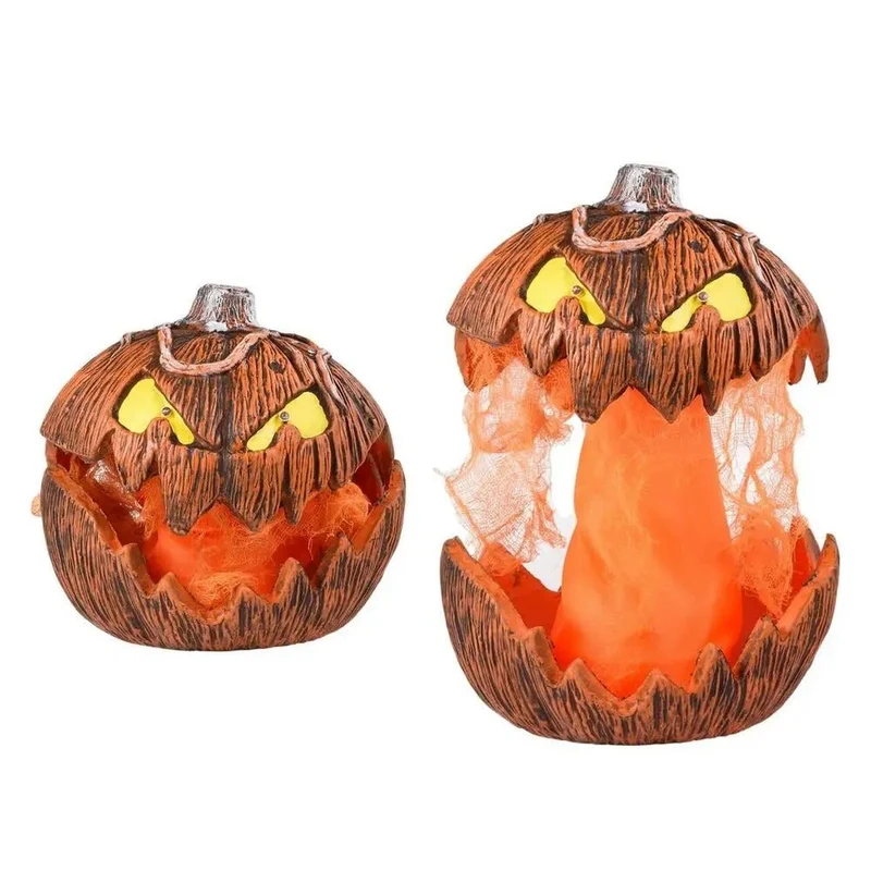 Halloween Pompoen Lantaarn LED – Sprekende Jack-O'-Lantern met Bewegende Mond voor Binnen en Buiten Decoratie | Sansoti