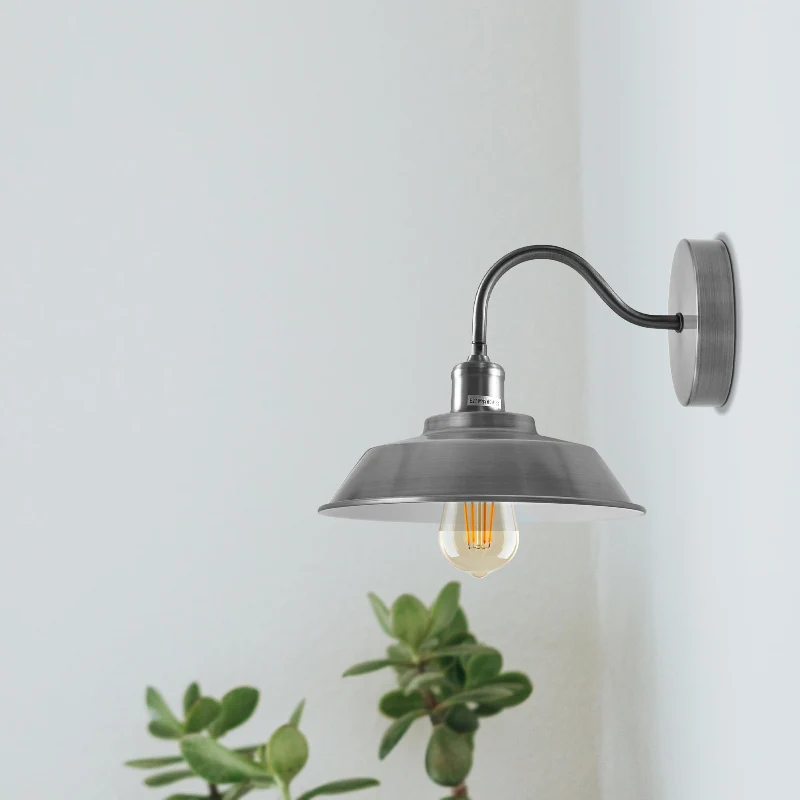 All Seasons Life Wandlampe Satin Nickel Metal Lampenhalterung ~2021