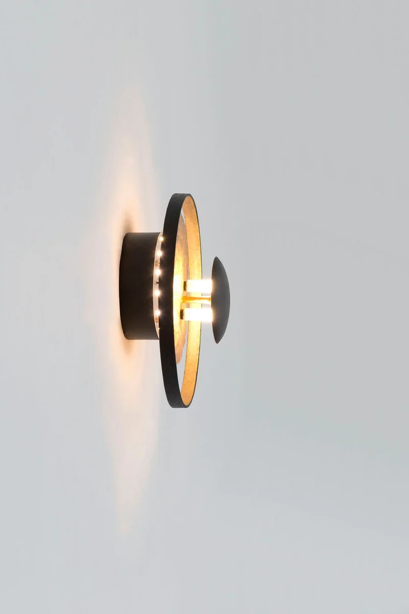 LED-Wandlampe Satellite Mini Rund Ø 19cm Gold