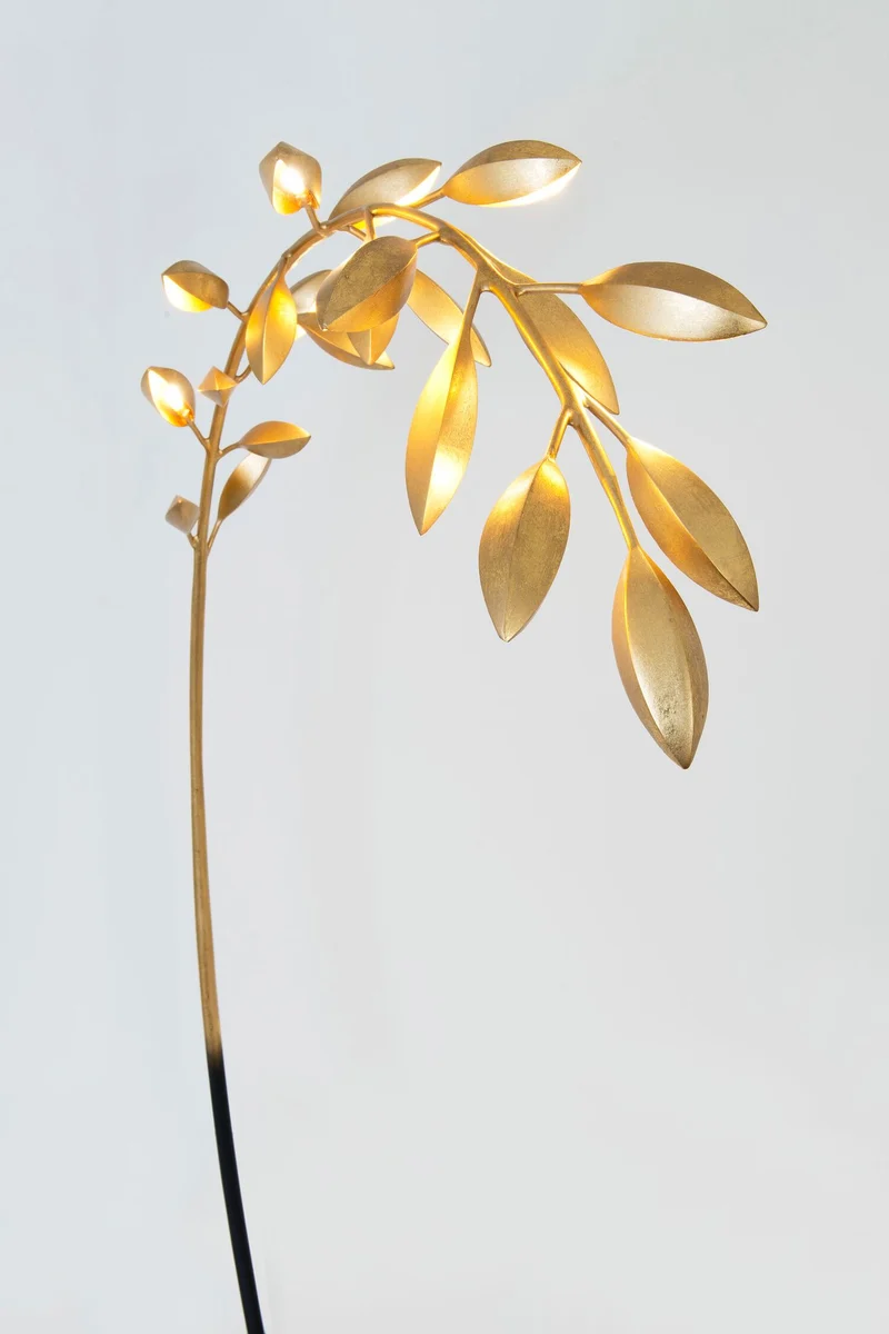 Stehlampe Riso 11-flammig Rund 164 cm Gold
