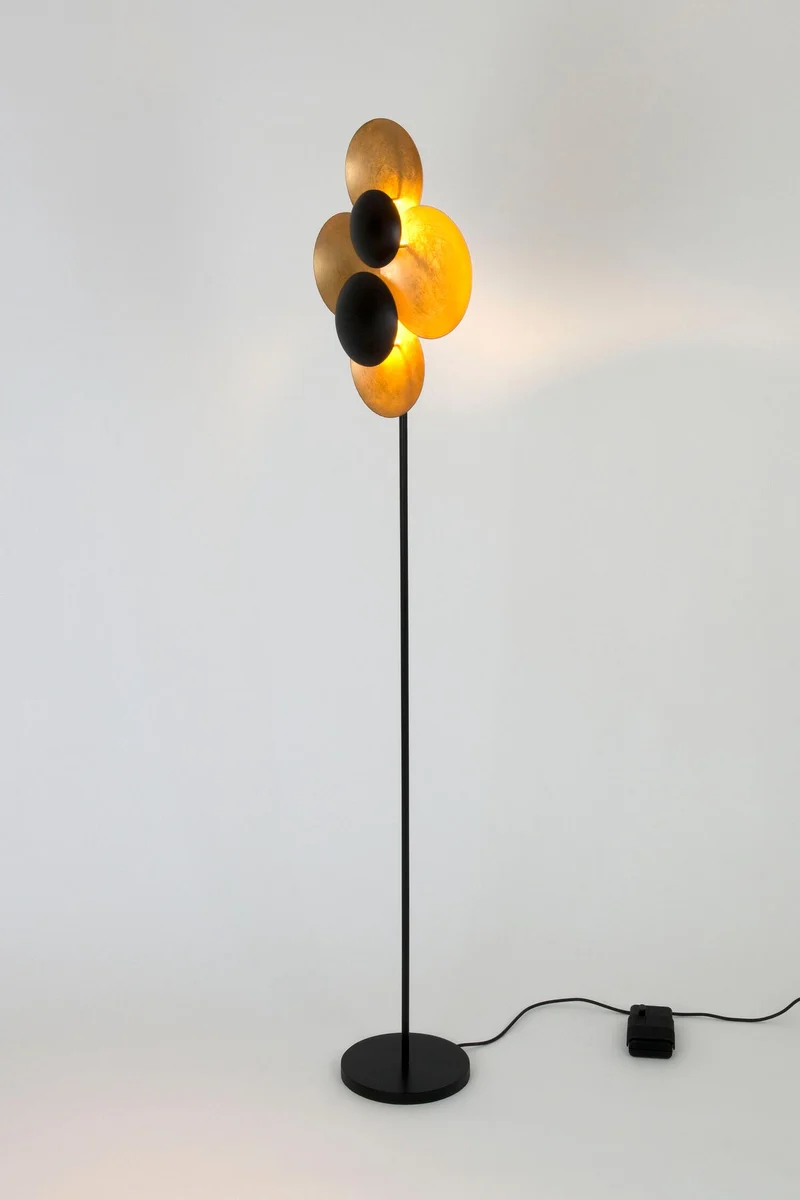 LED-Stehleuchte Bolladaria Due 2-flammig dimmbar 160 cm