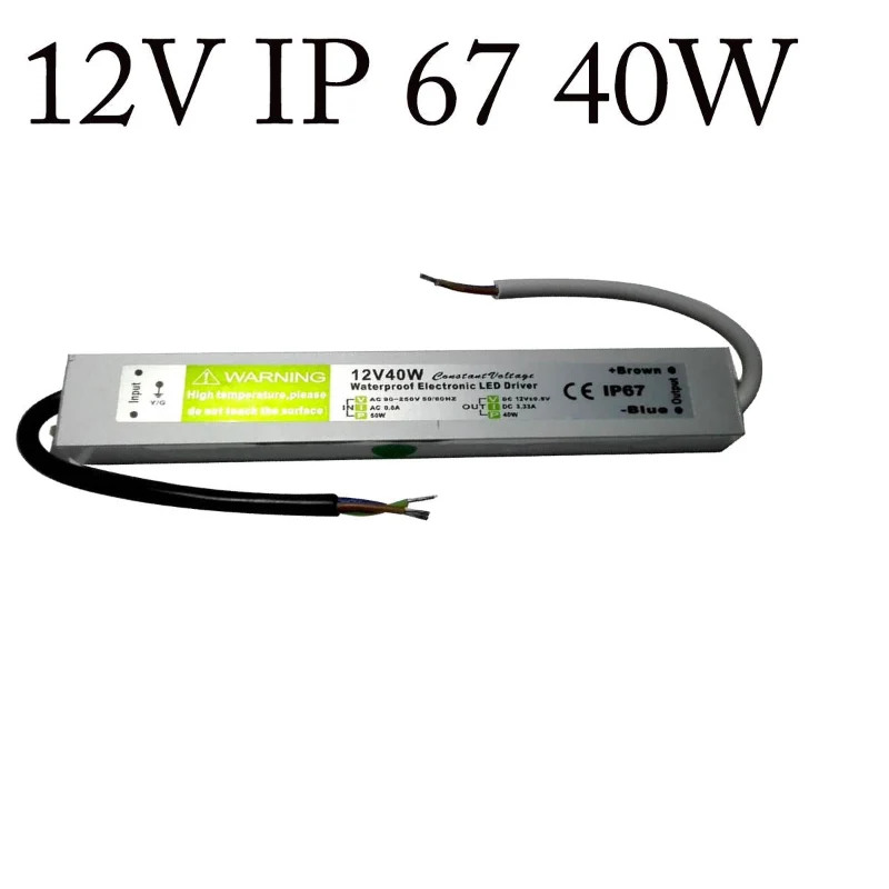 LED trafo 12v IP67 wasserdicht Netzteil 10W - 350W ~1545