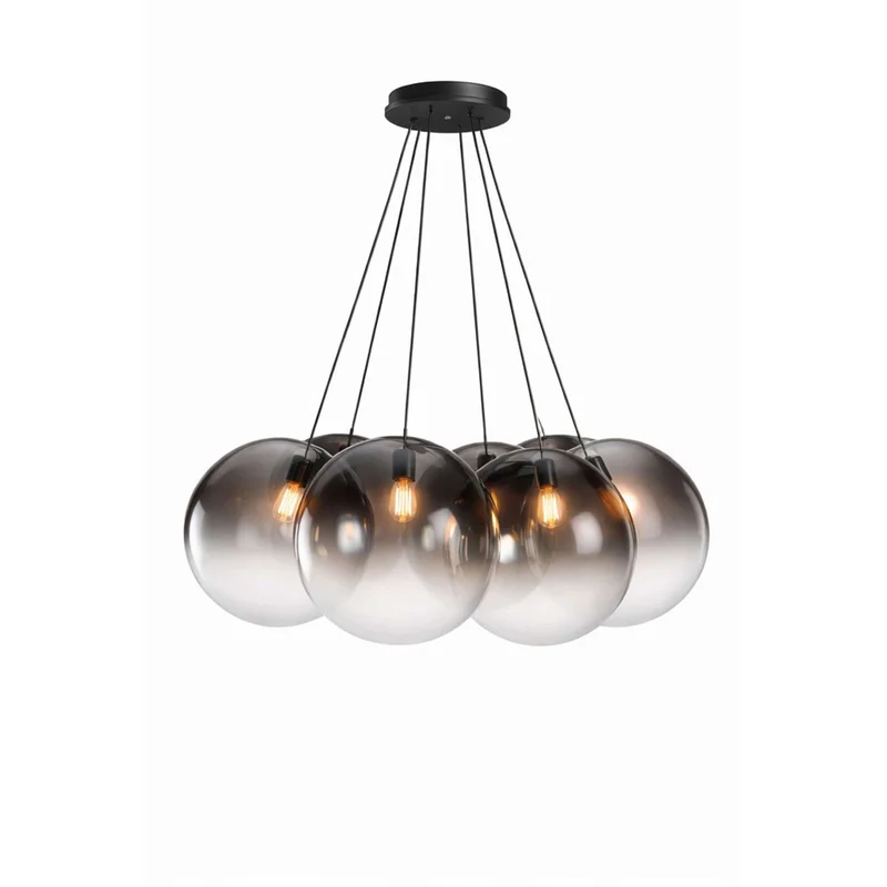 s.luce Orb Cluster Glas-Hängelampe 7-flammig 7x50cm
