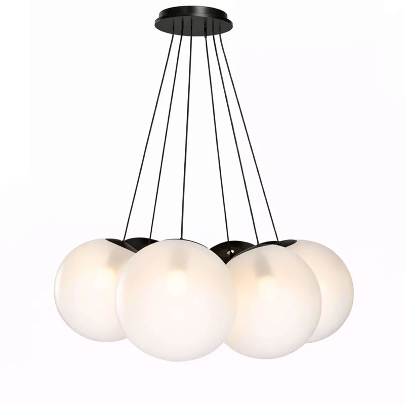 s.luce Orb Cluster Mehrfach-Pendelleuchte 7-flammig 7x40cm