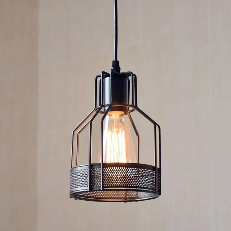 All Seasons Life Lampe Vintage Industrial Draht Lampenschirm~1543
