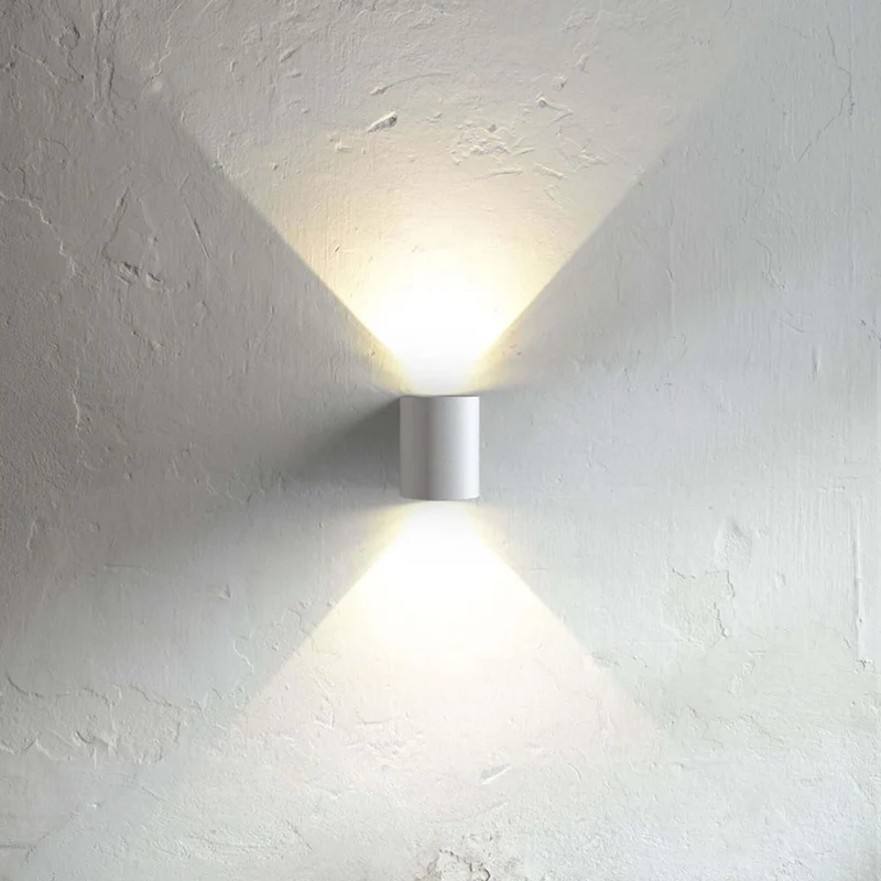 LED Außen-Wandleuchte Canto 2 IP44 Weiß