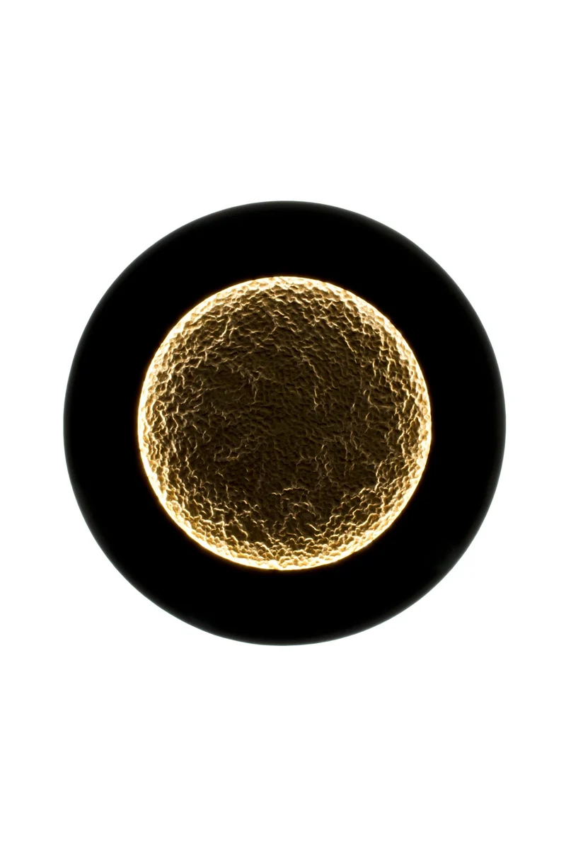 LED-Wandleuchte Luna Apertura Xl dimmbar gehämmert
