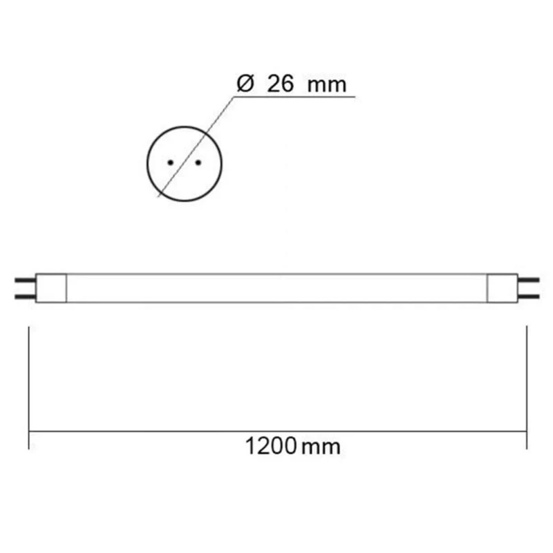 T8 LED Röhre Nano+ 120 in Kaltweiß 2600lm