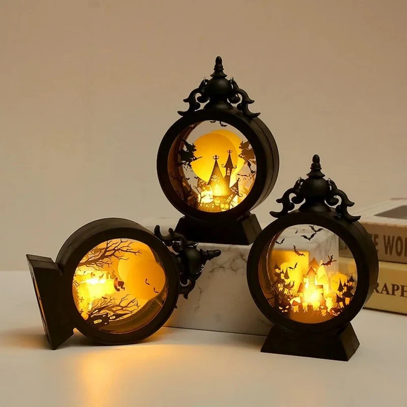 Retro LED Lantaarn met Flakkerlicht – Windbestendige Decoratieve Handlamp voor Sfeerverlichting Binnen en Buiten | Sansoti