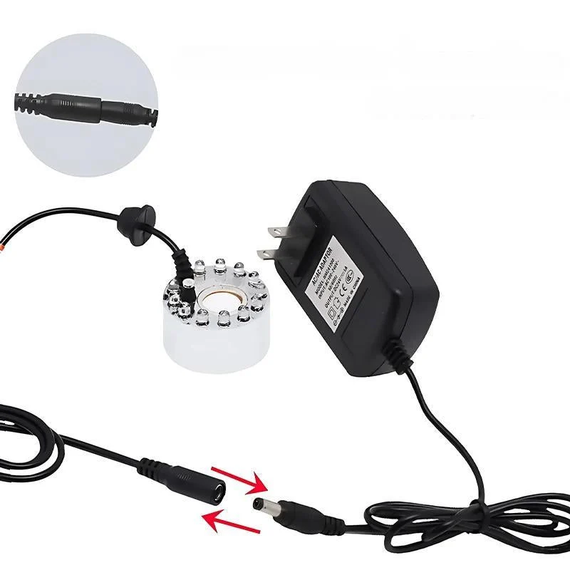 Decoratieve Nevelmaker met LED-Verlichting Fontein Halloween Sfeerverlichting Watervernevelaar Thuisdecoratie | Sansoti