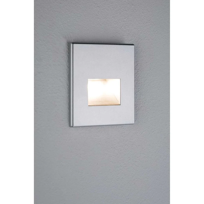 Wandeinbauleuchte LED Edge Quadro Chrom-Matt