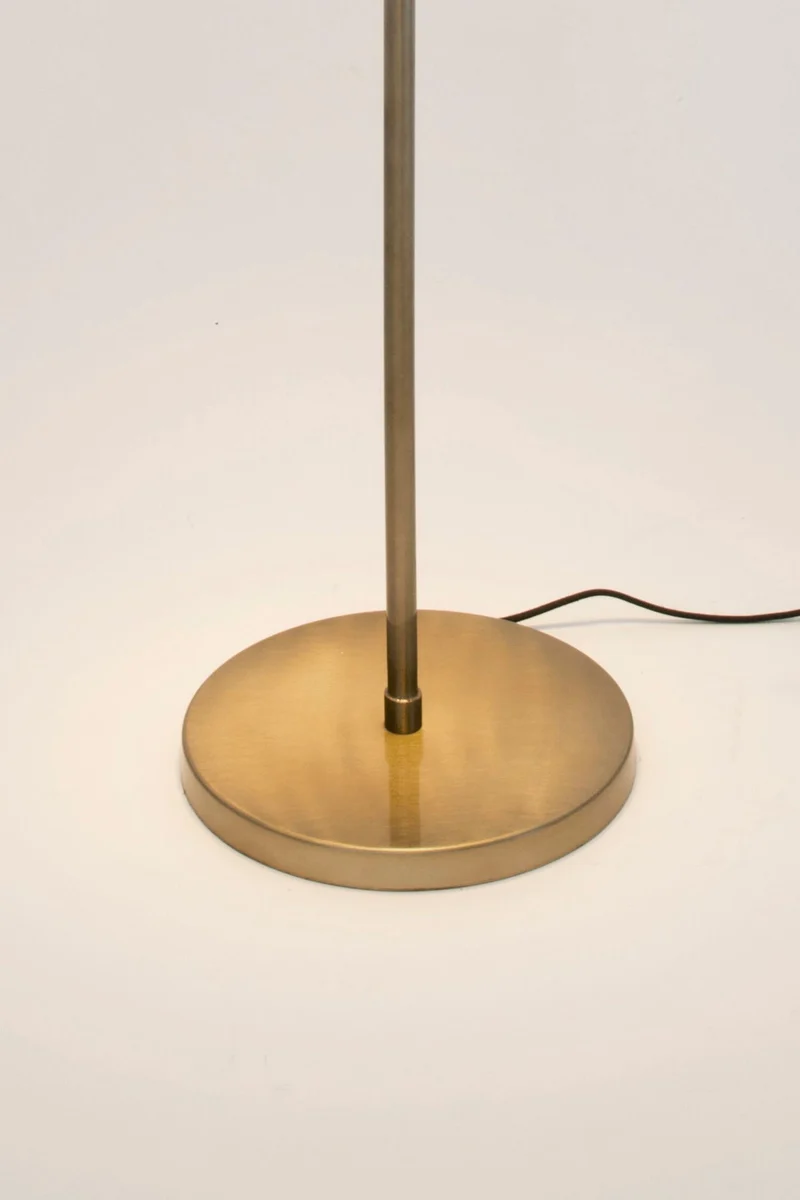 Stehlampe Fungo mit Schirm Rund 143 cm Gold